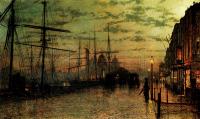 Grimshaw, John Atkinson - Humber Docks Hull
